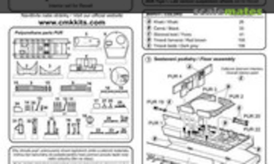 1:72 Tiger I late interior set (CMK 2025) 2025