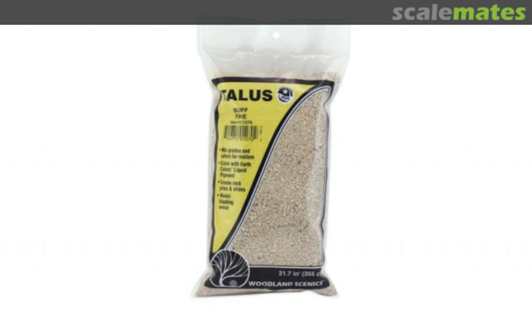Boxart Talus - Fine Buff 1/32"-3/32" C1270 Woodland Scenics Boxart Talus - Fine Buff 1/32"-3/32" C1270 Woodland Scenics