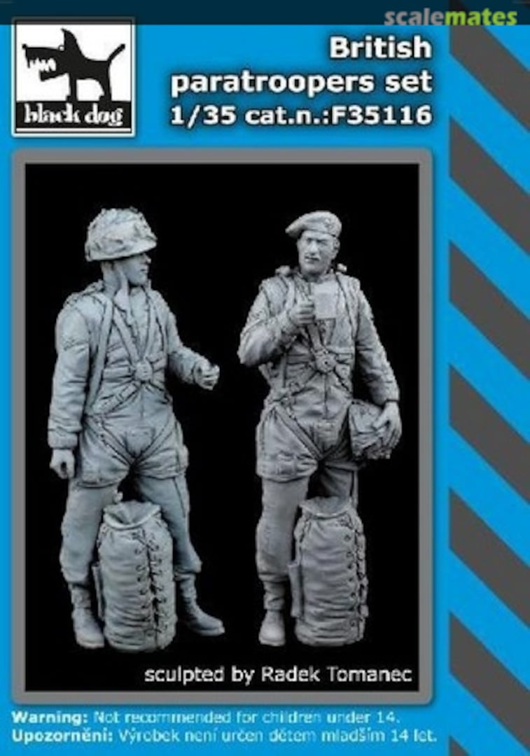Boxart British Paratroopers set F35116 Black Dog Boxart British Paratroopers set F35116 Black Dog
