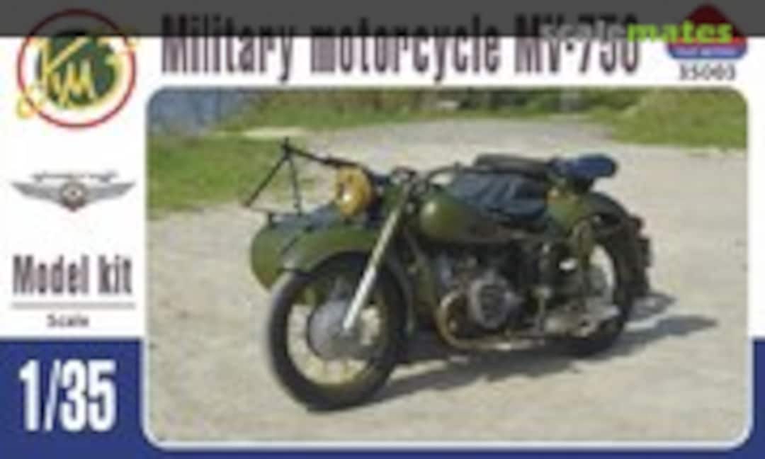 1:35 military motorcycle MV-750 with sidecar (AIM Fan Model 35003) 35003