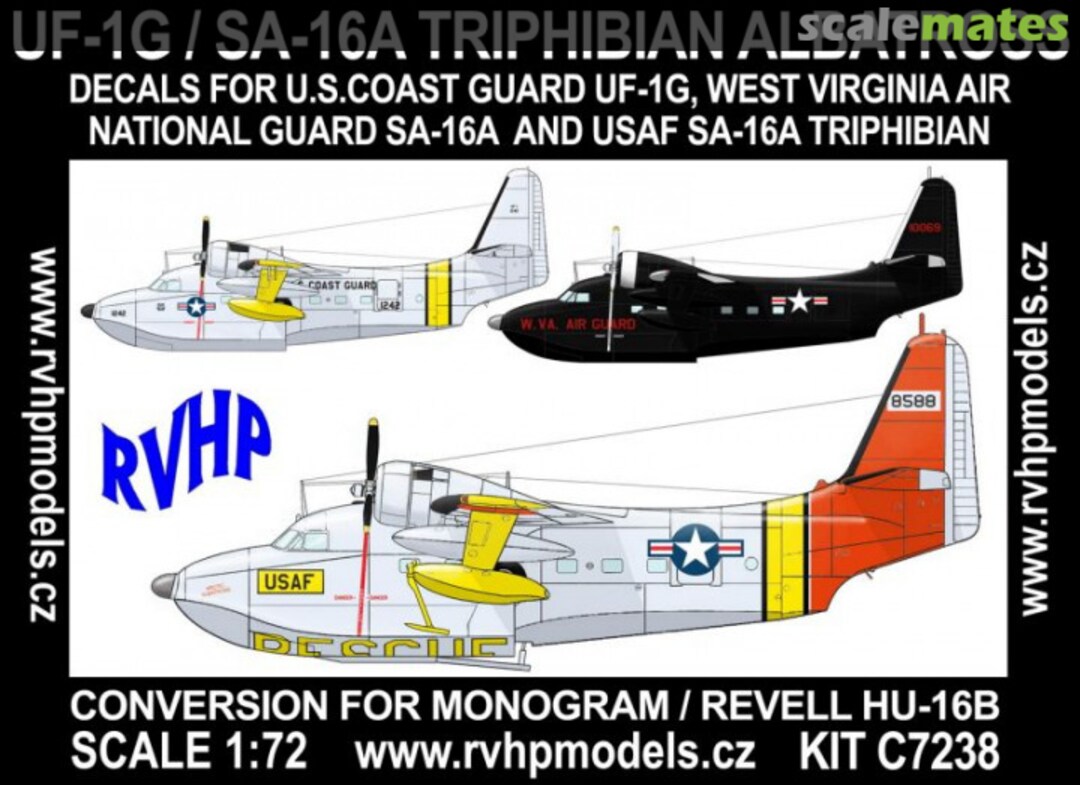 Boxart UF-1G/SA-16A Triphibian Albatross C7238 RVHP Boxart UF-1G/SA-16A Triphibian Albatross C7238 RVHP