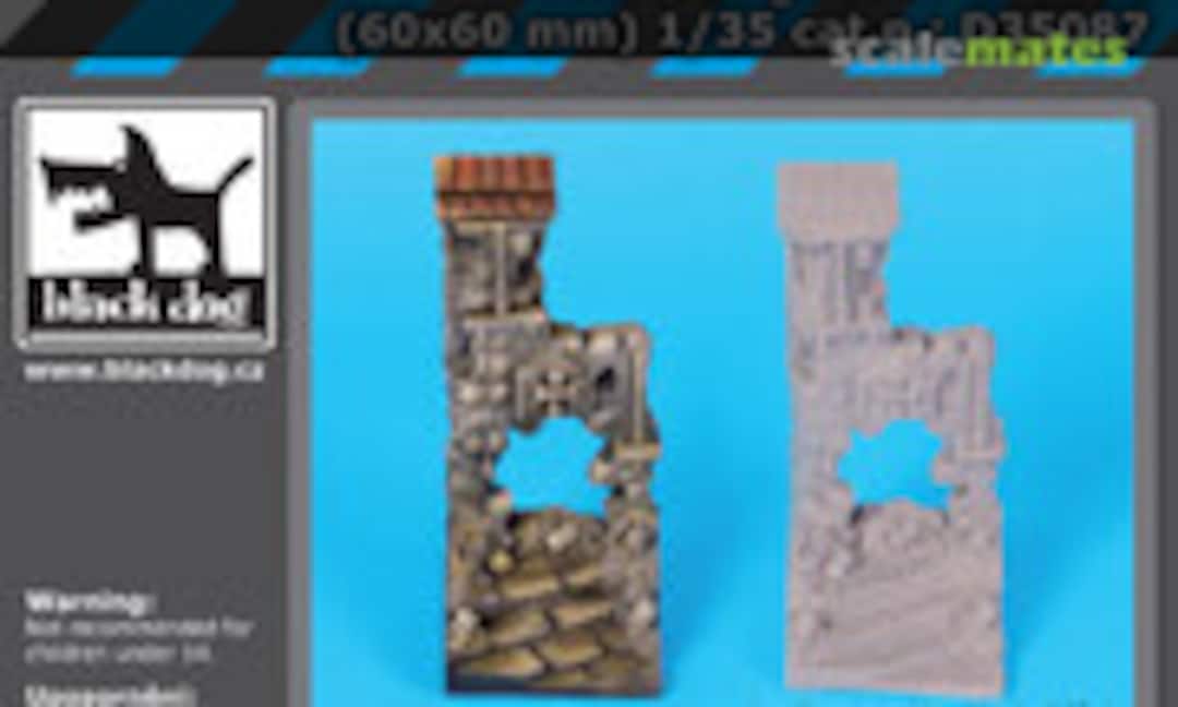 1:35 Medieval Gate No. 2 base (Black Dog D35087) D35087