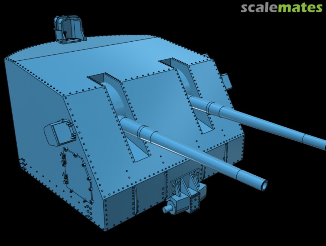 Boxart Allen M. Sumner-class and Gearing-class 5"/38 cal. Mk.38 Mount (Turret) 72-5in38-Mk38 Mount Model Monkey Boxart Allen M. Sumner-class and Gearing-class 5"/38 cal. Mk.38 Mount (Turret) 72-5in38-Mk38 Mount Model Monkey