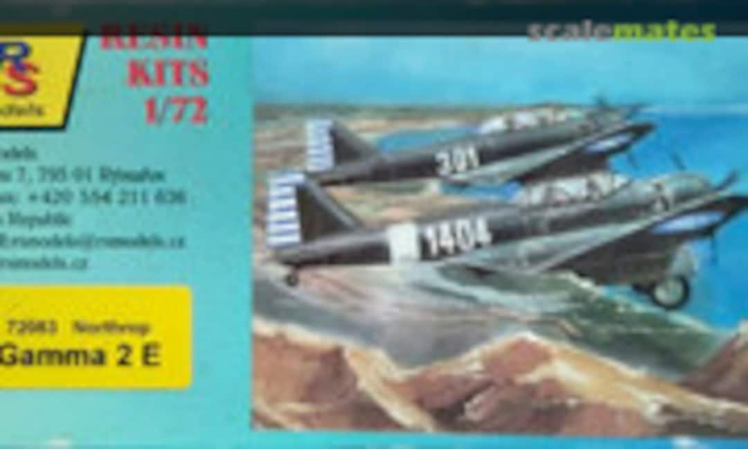 1:72 Northrop Gamma 2E (RS Models 72083) 72083