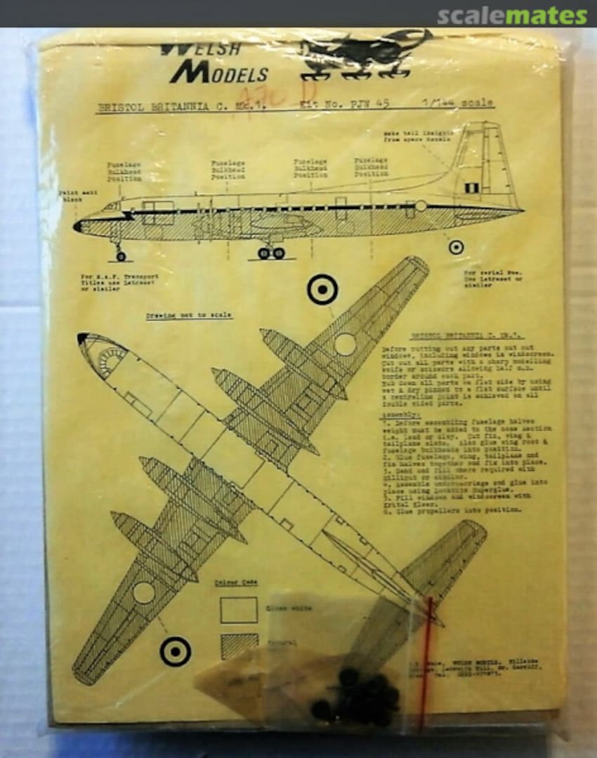 Boxart Bristol Britannia C.Mk.1 PJW45 Welsh Models Boxart Bristol Britannia C.Mk.1 PJW45 Welsh Models