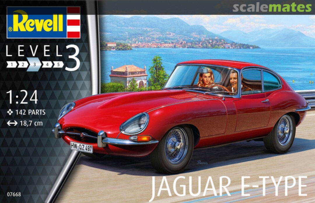 Boxart Jaguar E-Type 07668 Revell Boxart Jaguar E-Type 07668 Revell