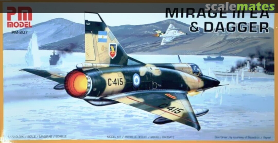 Boxart Mirage IIIEA & Dagger PM-207 PM Model