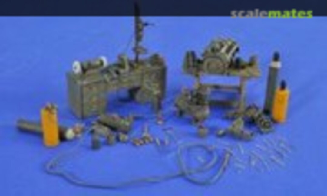 1:35 Workshop Tools & Equipment W/Etched Tools (Verlinden Productions 2487) 2487