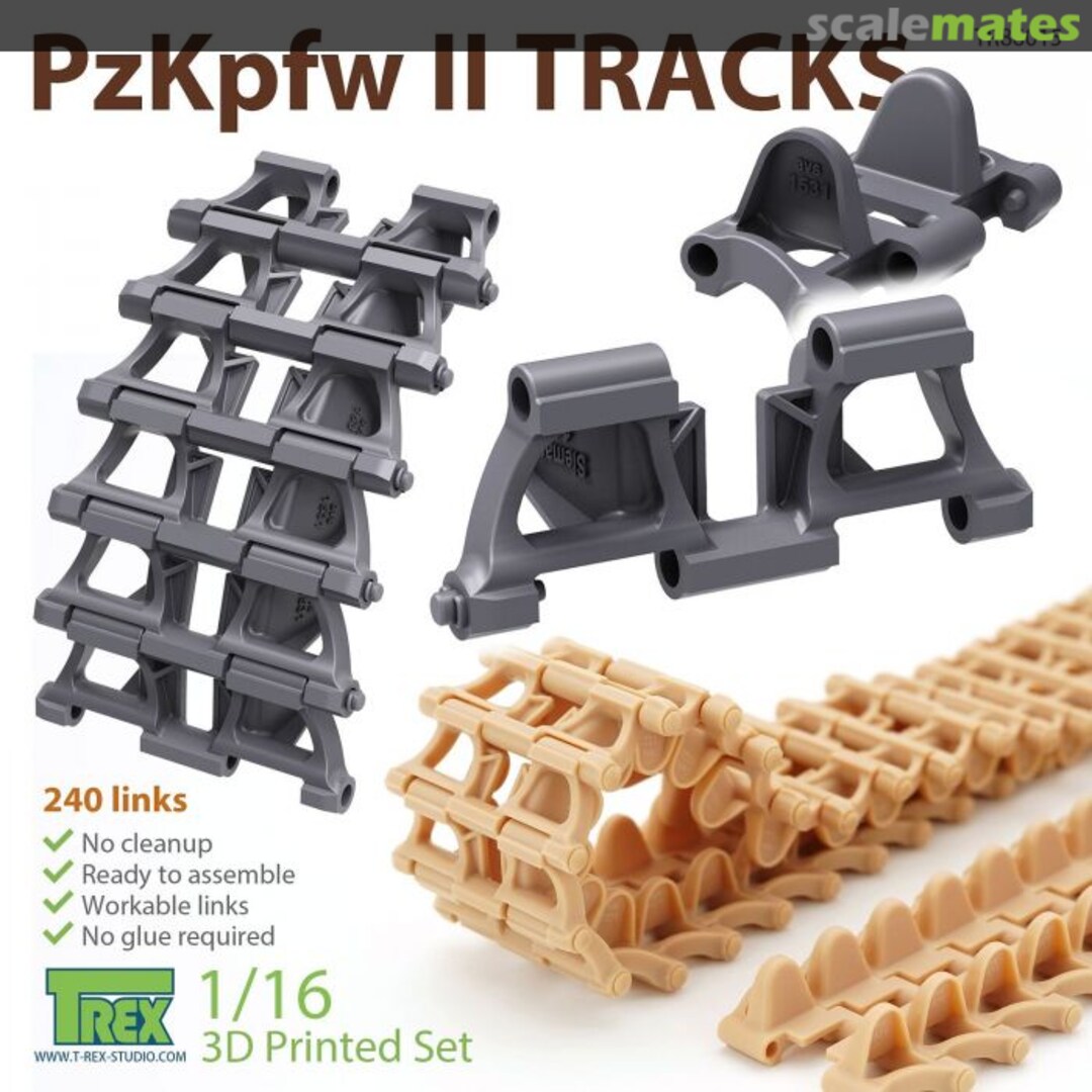 Boxart PzKpfw II Tracks TR86015 T-Rex Studio Boxart PzKpfw II Tracks TR86015 T-Rex Studio