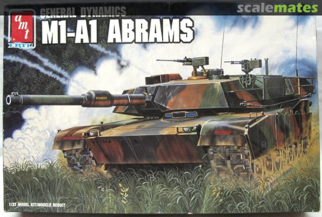 Boxart General Dynamics M1 A1 Abrams 8675 AMT/ERTL Boxart General Dynamics M1 A1 Abrams 8675 AMT/ERTL