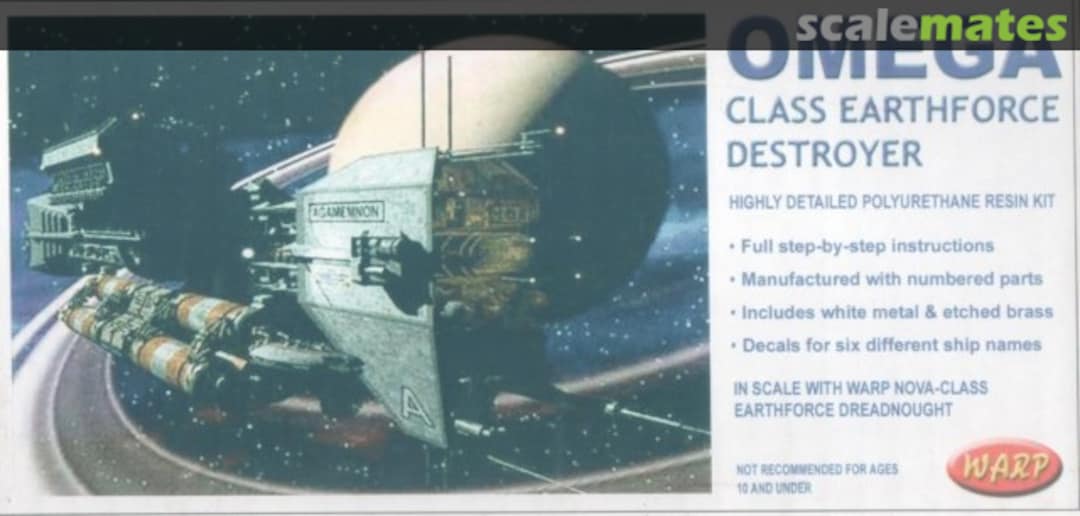 Boxart Omega Class Earthforce Destroyer WARP-Omega WARP Models