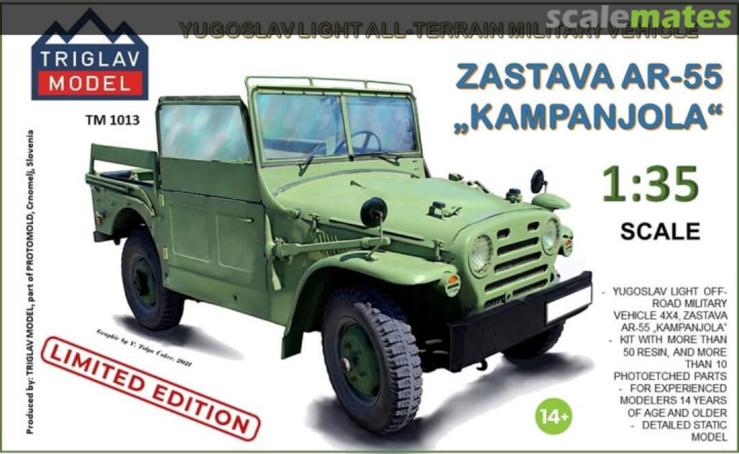 Boxart Zastava AR-55 Kampanjola TM 1013 Triglav model