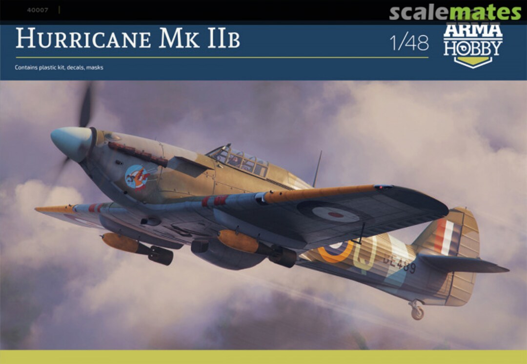 Boxart Hurricane Mk IIb 40007 Arma Hobby