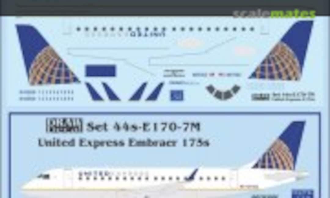 1:144 United Express Embraer 175s (Draw Decal 44-E170-7M) 44-E170-7M