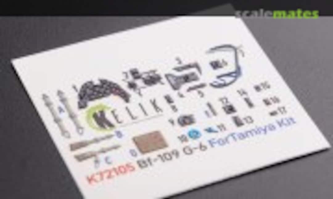 1:72 Bf-109 G-6 Interior 3d Decals (Kelik K72105) K72105