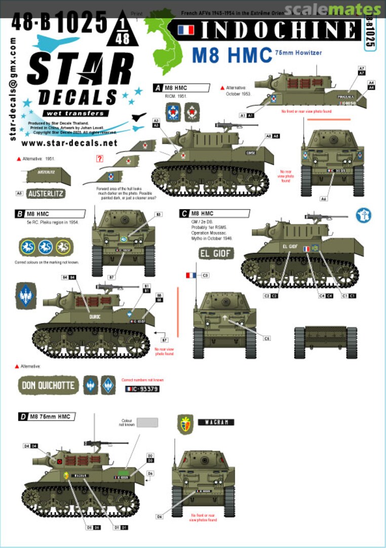 Boxart Indochine #2 48-B1025 Star Decals Boxart Indochine #2 48-B1025 Star Decals