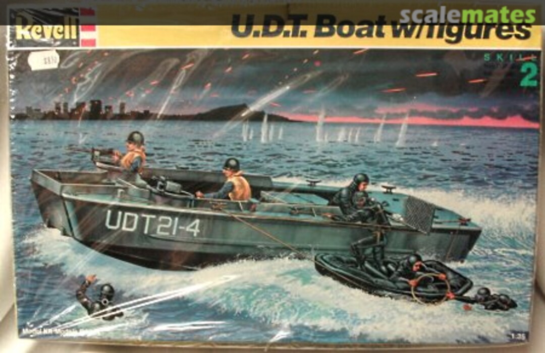 Boxart U.D.T. Boat w/figures 5105 Revell Boxart U.D.T. Boat w/figures 5105 Revell