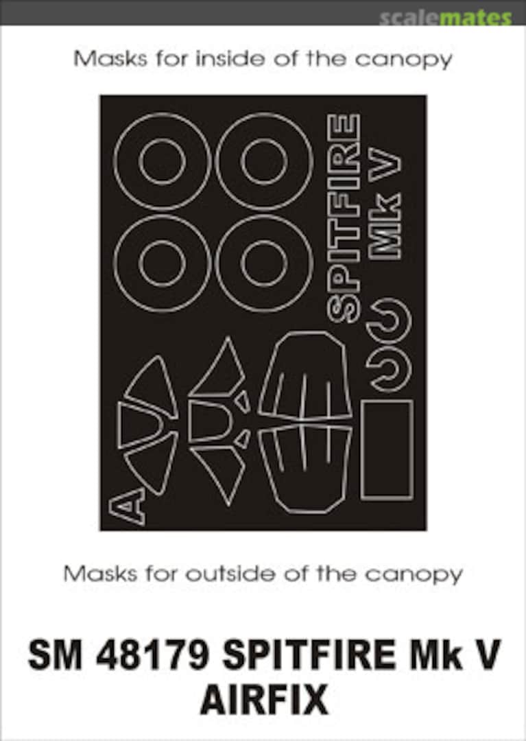 Boxart Spitfire Mk.V SM48179 Montex Boxart Spitfire Mk.V SM48179 Montex