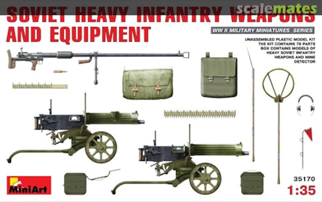 Boxart Heavy Infantry Weapons and Equipment 35170 MiniArt Boxart Heavy Infantry Weapons and Equipment 35170 MiniArt