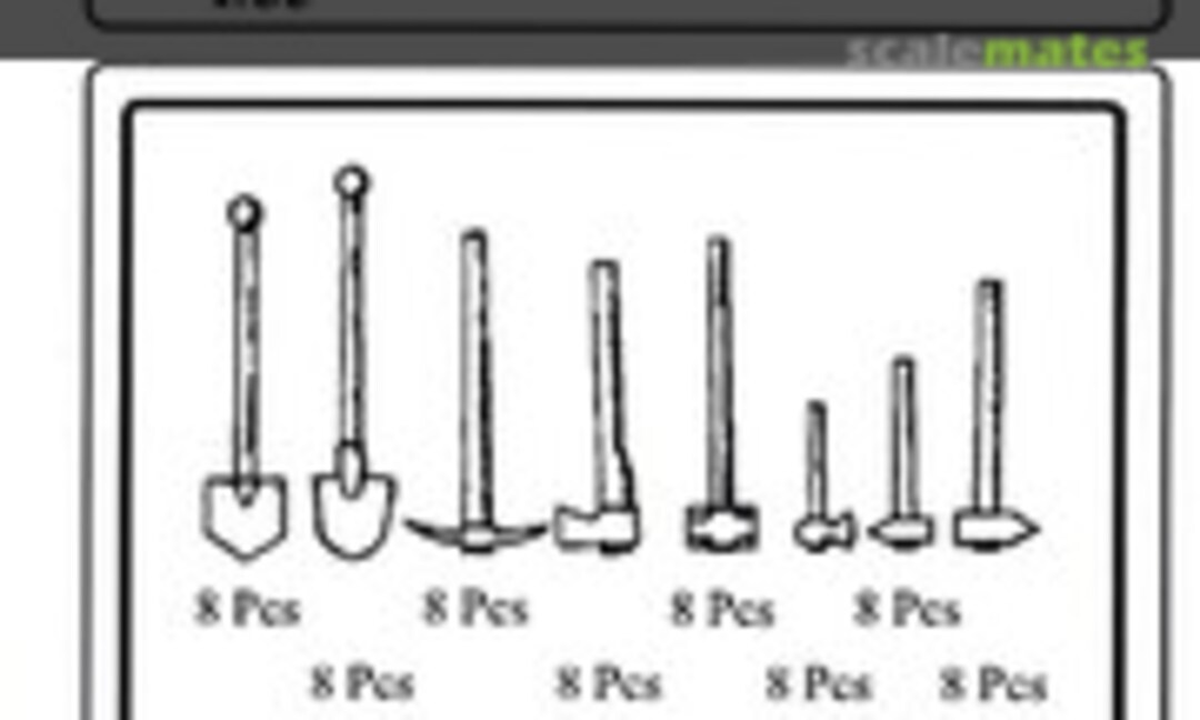 1:35 Implements & Tools (Attack Hobby Kits 35507) 35507