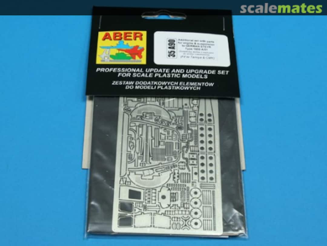 Boxart Additional set with parts for engine & suspension to German Steyr Type 1500A/01 35A090 Aber Boxart Additional set with parts for engine & suspension to German Steyr Type 1500A/01 35A090 Aber