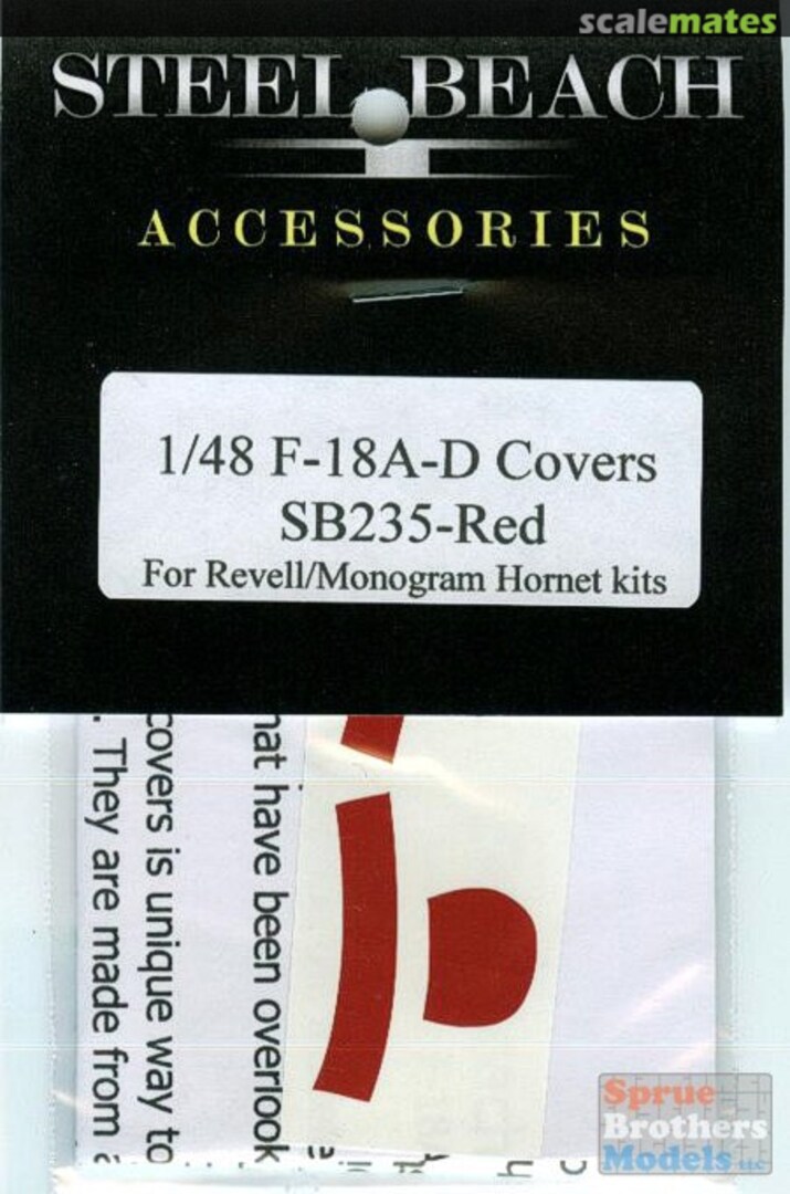 Boxart F-18A F-18B F-18C F-18D Hornet Red FOD Covers 49035 Steel Beach Boxart F-18A F-18B F-18C F-18D Hornet Red FOD Covers 49035 Steel Beach