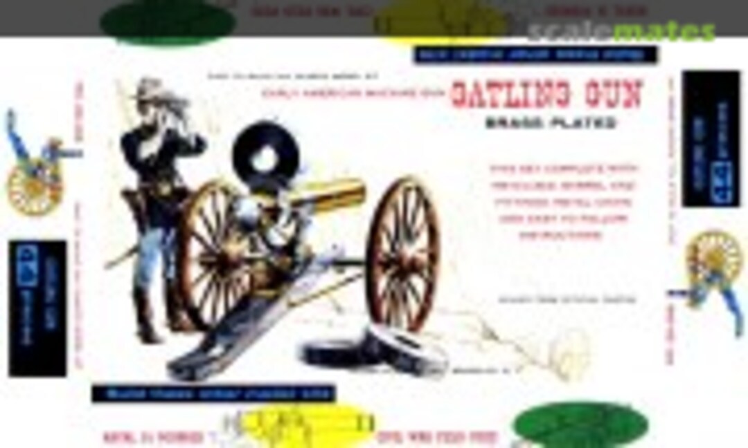 1:24 Gatling Gun (Palmer Plastics 29-100)