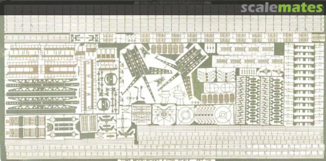 Boxart US Heavy Cruisers Baltimore Class Detail-up set (1 Photo-Etched sheet) 756 Tom's Modelworks
