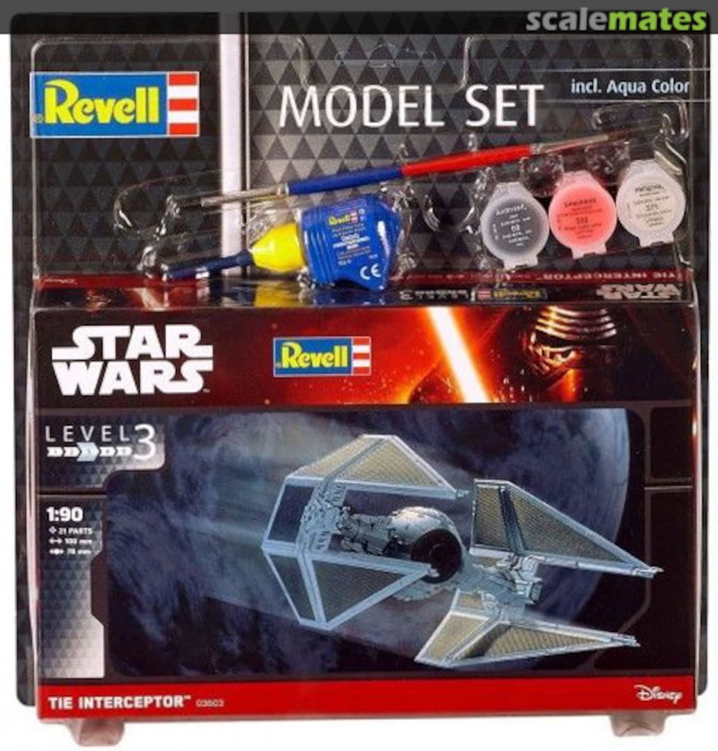 Boxart TIE Interceptor 63603 Revell Boxart TIE Interceptor 63603 Revell