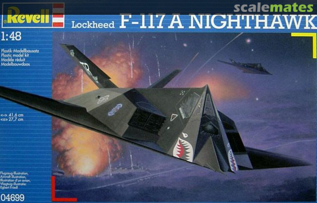 Boxart Lockheed F-117A Nighthawk 04699 Revell Boxart Lockheed F-117A Nighthawk 04699 Revell