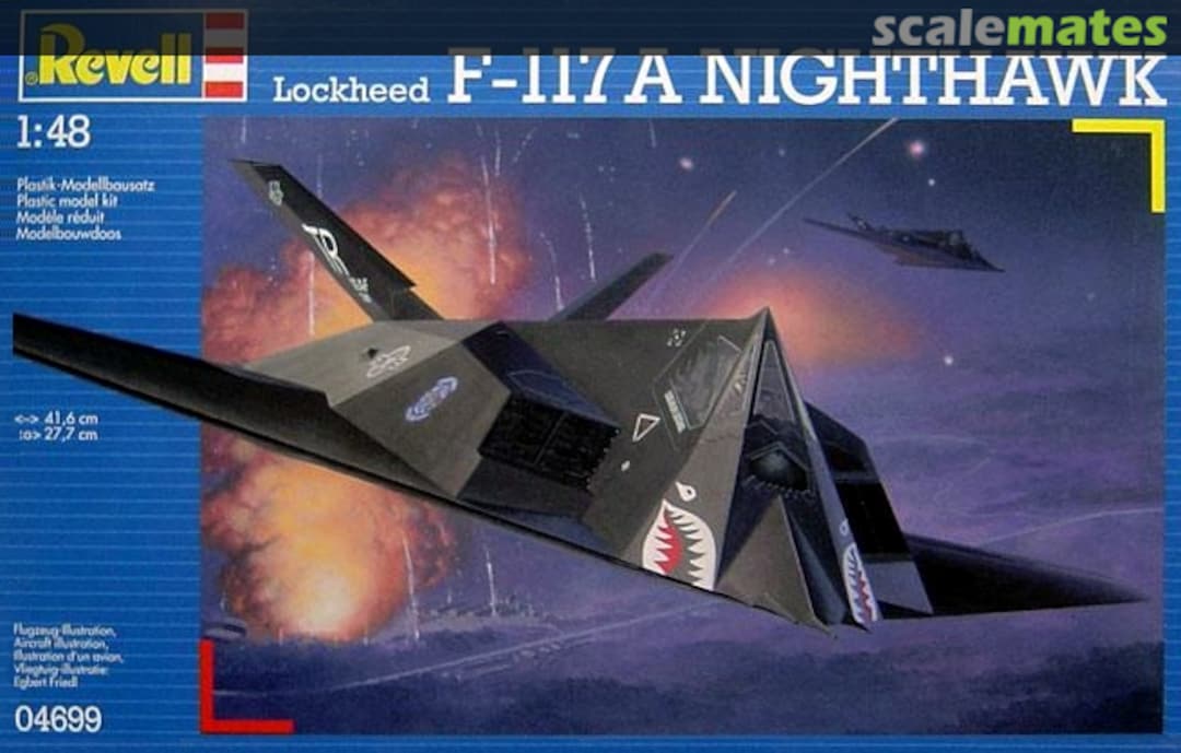 Boxart Lockheed F-117A Nighthawk 04699 Revell Boxart Lockheed F-117A Nighthawk 04699 Revell