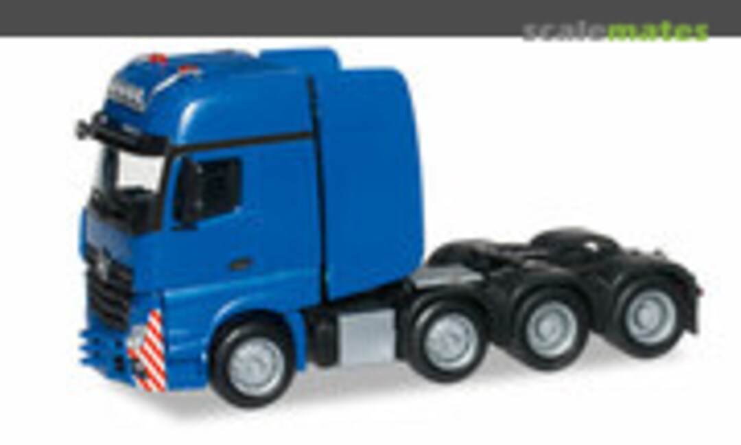 1:87 Mercedes-Benz Actros Gigaspace SLT Schwerlastzugmaschine, blau (Herpa 304740)