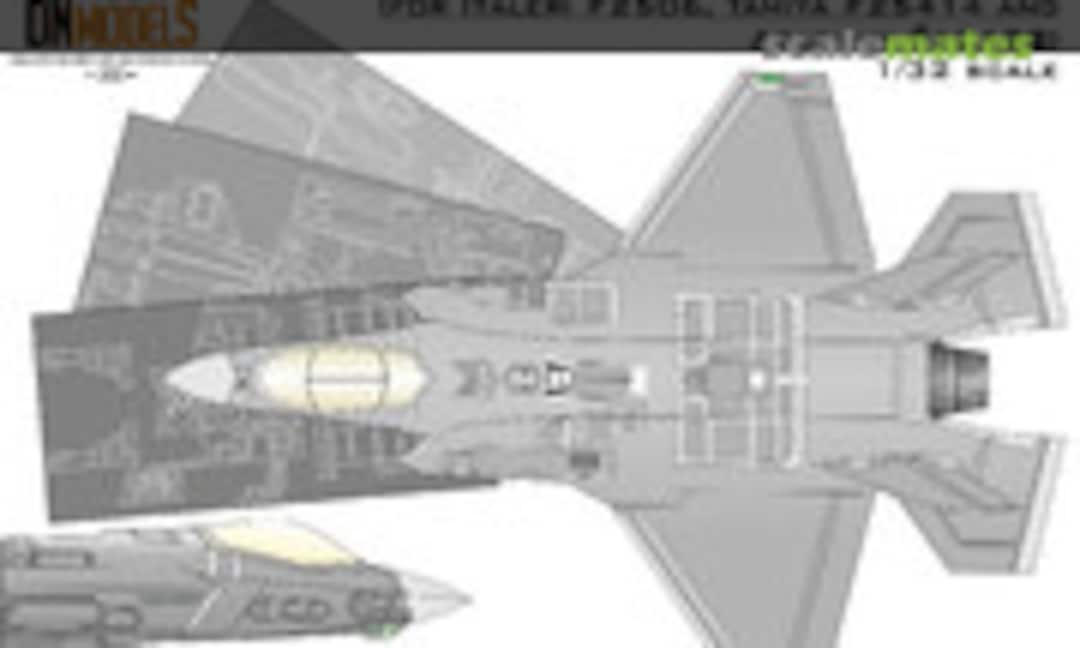 1:32 RAM Panels Paint Masks for F-35A Lightning II 1/32 (DN Models 32/827-012) 32/827-012