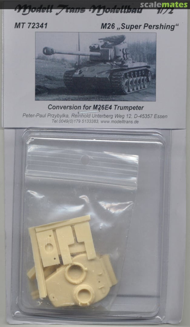 Boxart M26 "Super Pershing" MT72341 Modell Trans Modellbau Boxart M26 "Super Pershing" MT72341 Modell Trans Modellbau