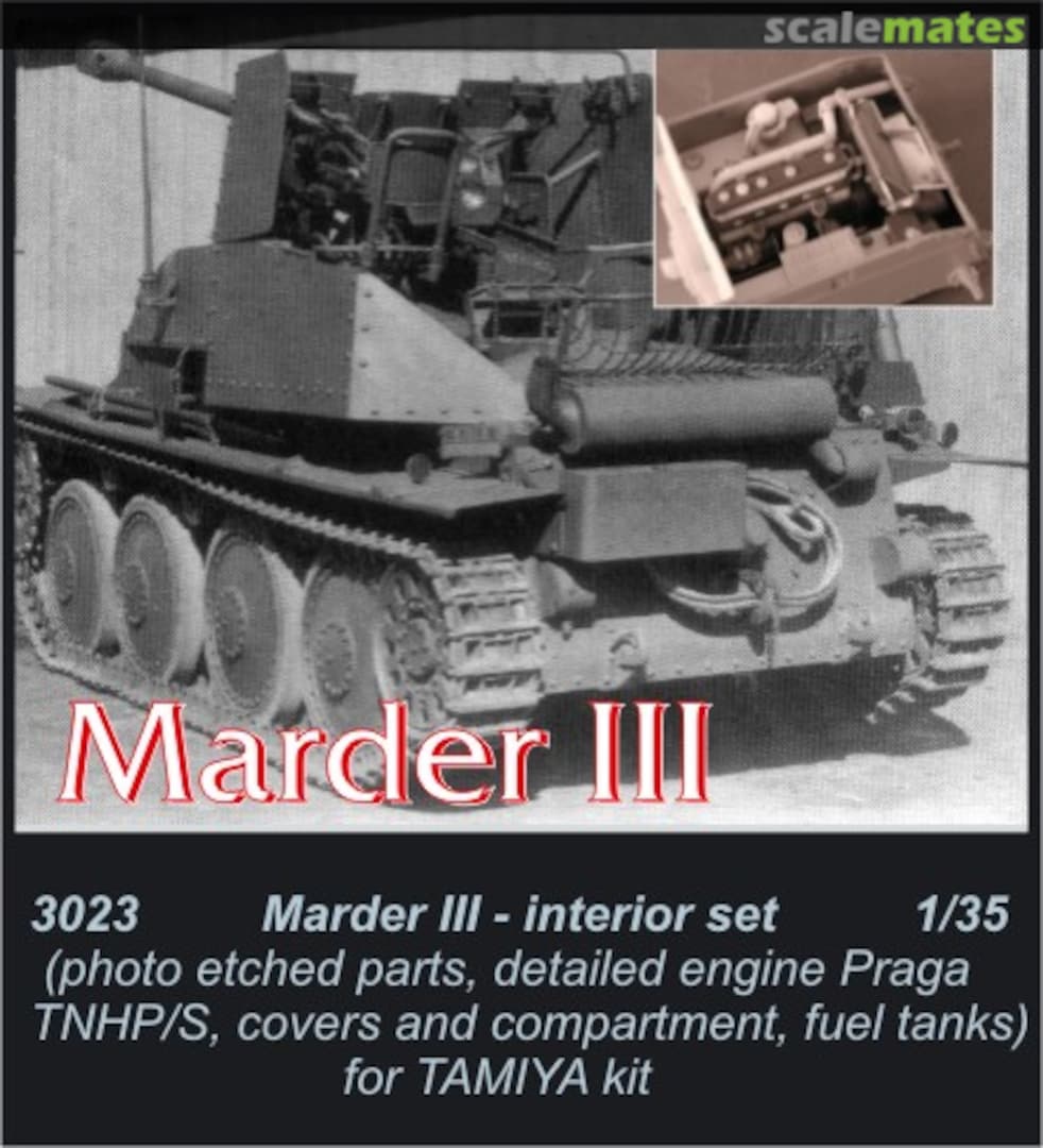 Boxart Marder III - engine set (Praga AC) 3023 CMK Boxart Marder III - engine set (Praga AC) 3023 CMK