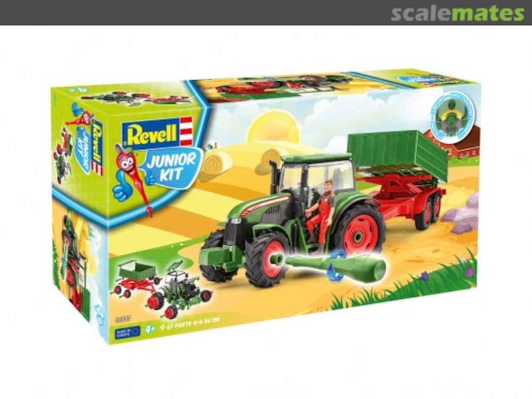 Boxart Tractor & Trailer with Figure 00817 Revell Boxart Tractor & Trailer with Figure 00817 Revell