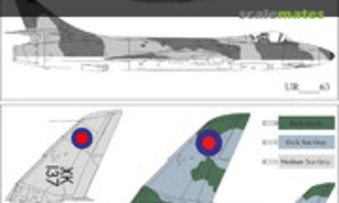 1:72 No.45 squadron Hawker Hunter FGA.9 (UpRise Decal UR7263) UR7263