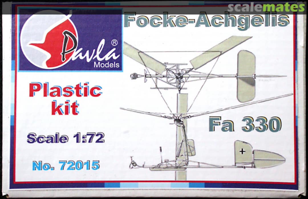 Boxart Focke-Achgelis Fa 330 72015 Pavla Models