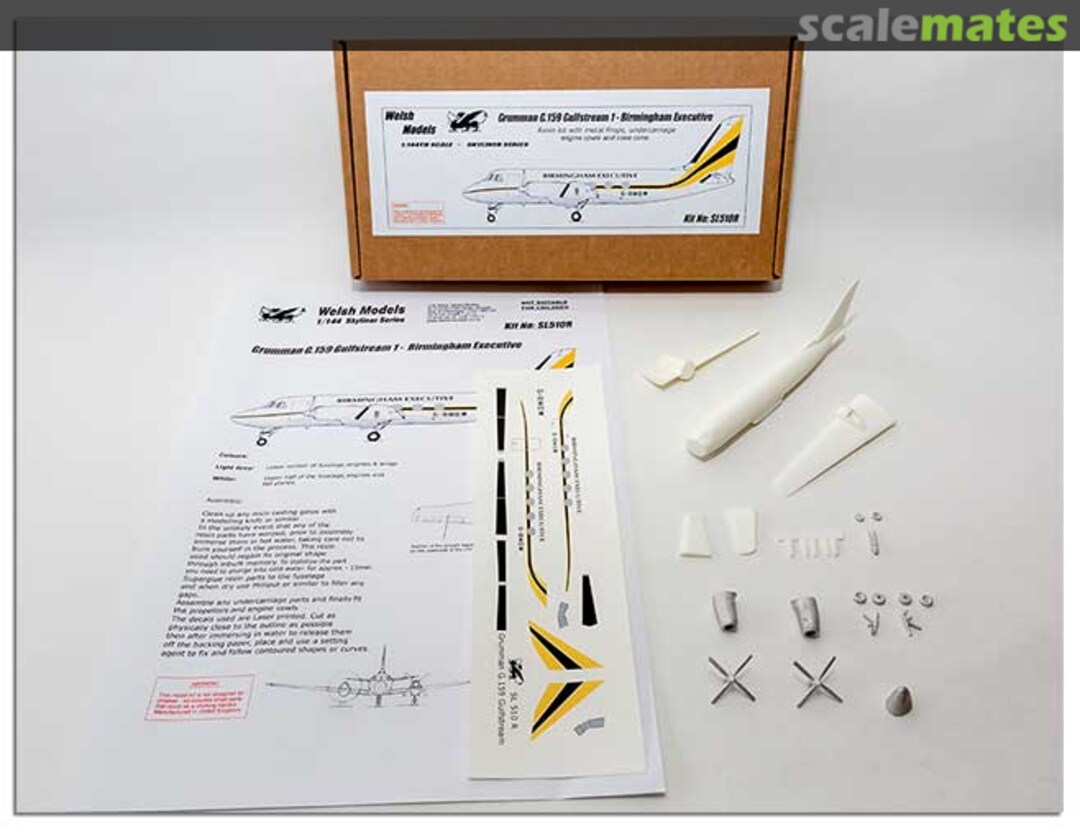 Contents Grumman G.159 Gulfstream 1 SL510R Welsh Models Contents Grumman G.159 Gulfstream 1 SL510R Welsh Models