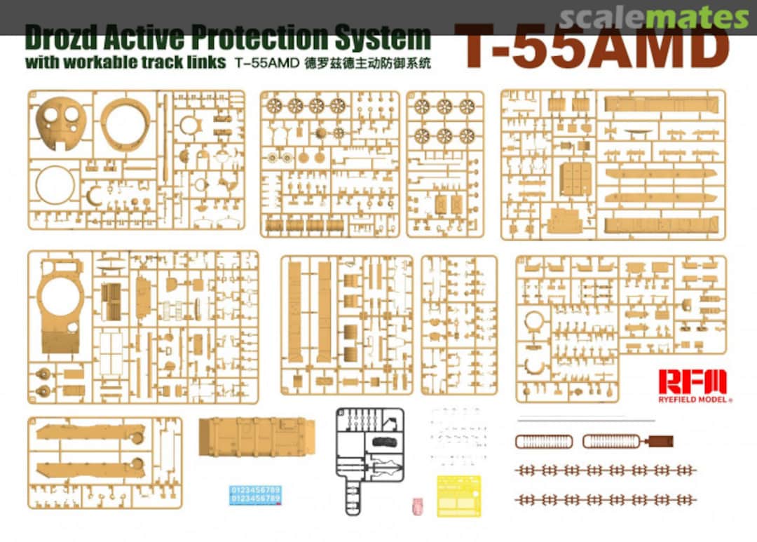 Contents T-55AMD RM-5091 Rye Field Model Contents T-55AMD RM-5091 Rye Field Model