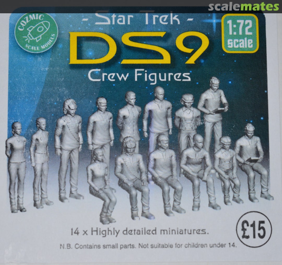 Boxart Star Trek DS9 Crew Figures Cozmic Scale Models Boxart Star Trek DS9 Crew Figures Cozmic Scale Models