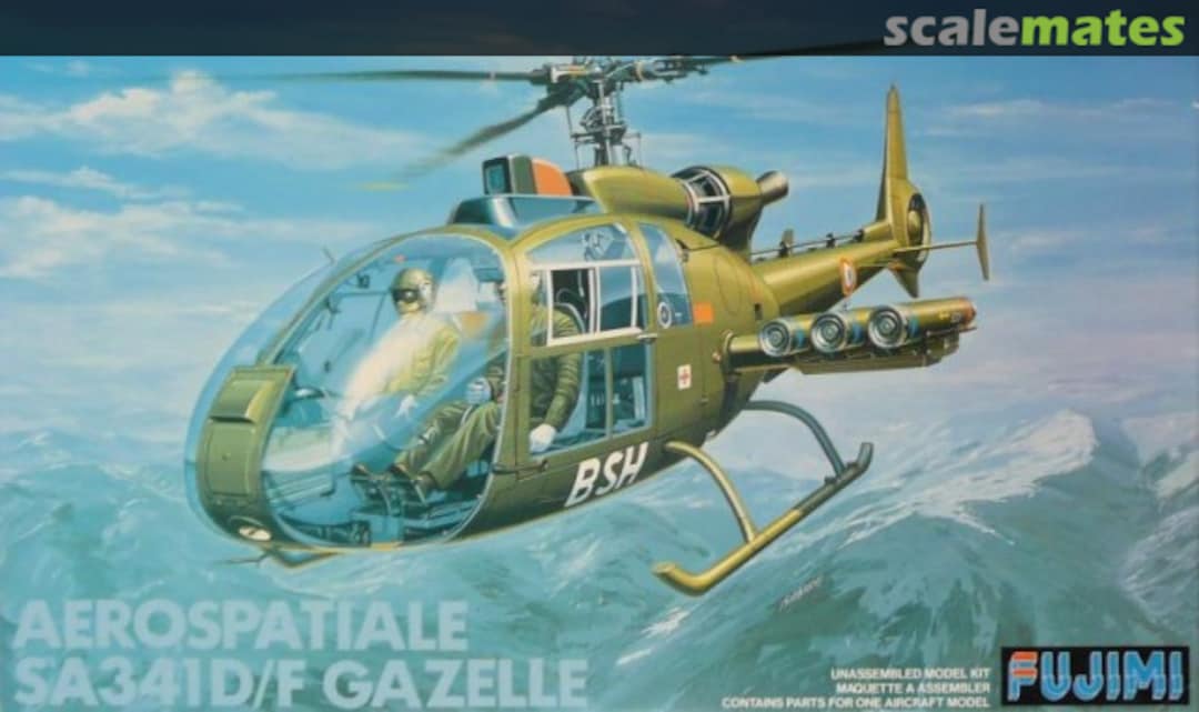 Boxart Aerospatiale SA 341D/F Gazelle 30021 Fujimi Boxart Aerospatiale SA 341D/F Gazelle 30021 Fujimi