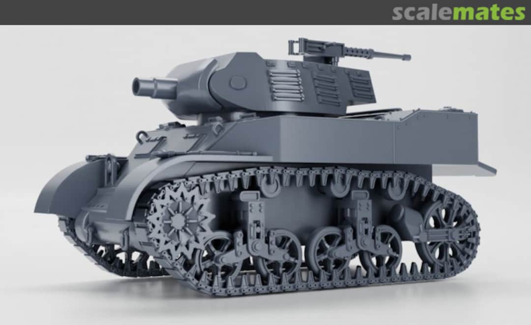 Boxart Self-Propelled Howitzer 75mm M8 Scott 72011618 EMP3d Boxart Self-Propelled Howitzer 75mm M8 Scott 72011618 EMP3d