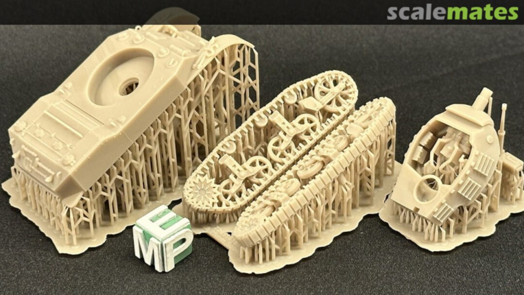 Contents Self-Propelled Howitzer 75mm M8 Scott 72011618 EMP3d Contents Self-Propelled Howitzer 75mm M8 Scott 72011618 EMP3d