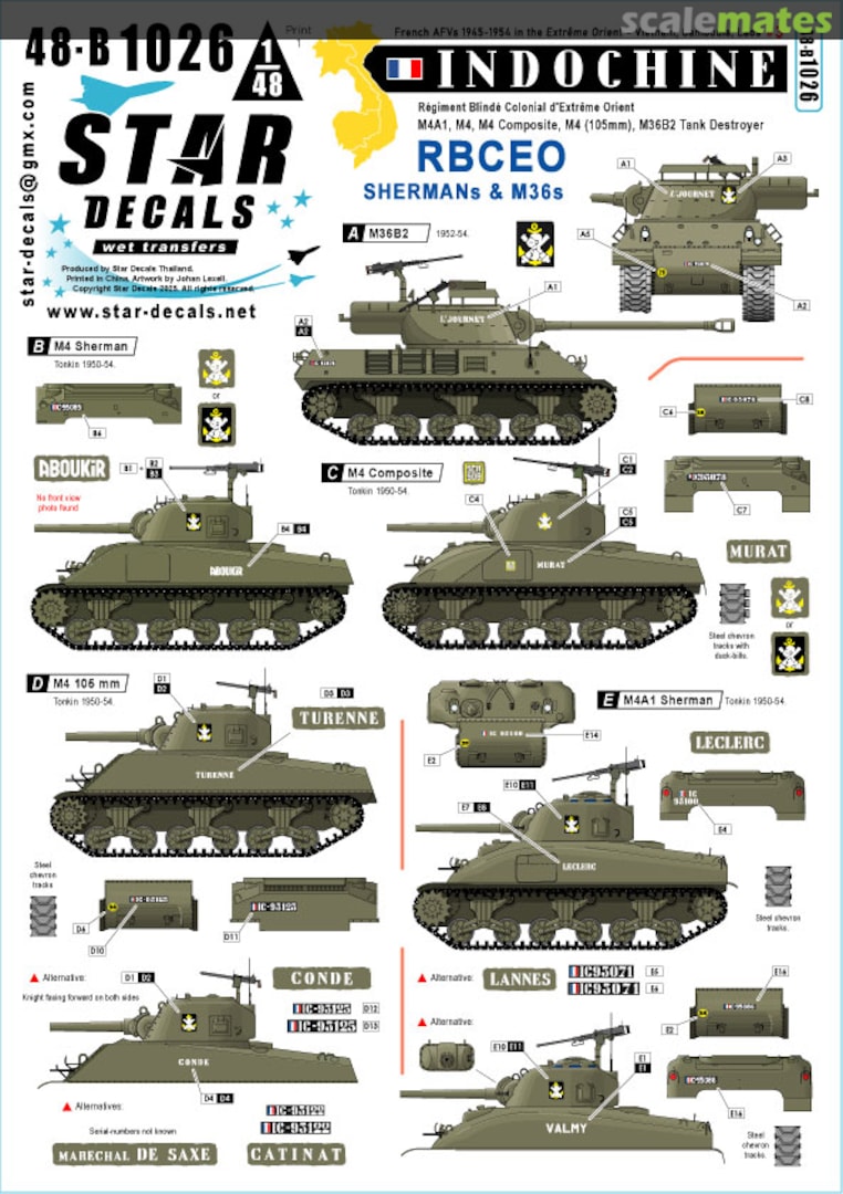 Boxart Indochine #3 48-B1026 Star Decals Boxart Indochine #3 48-B1026 Star Decals