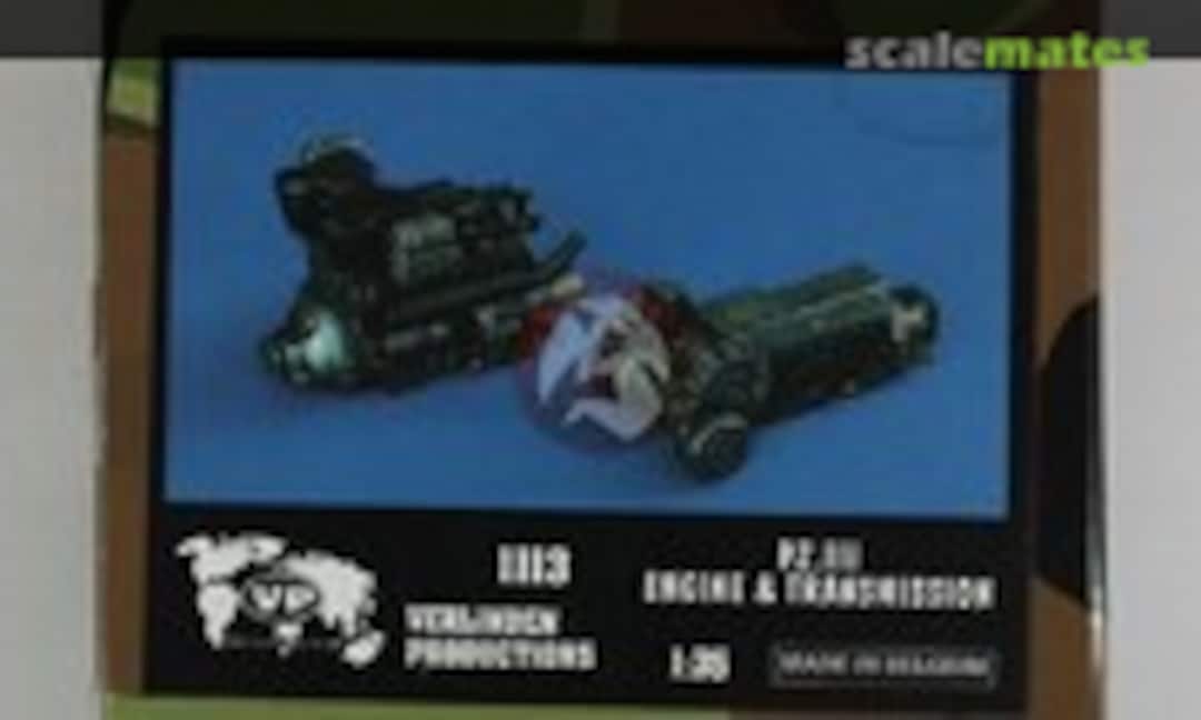 1:35 Pz III Engine & Transmission (Verlinden Productions 1113) 1113