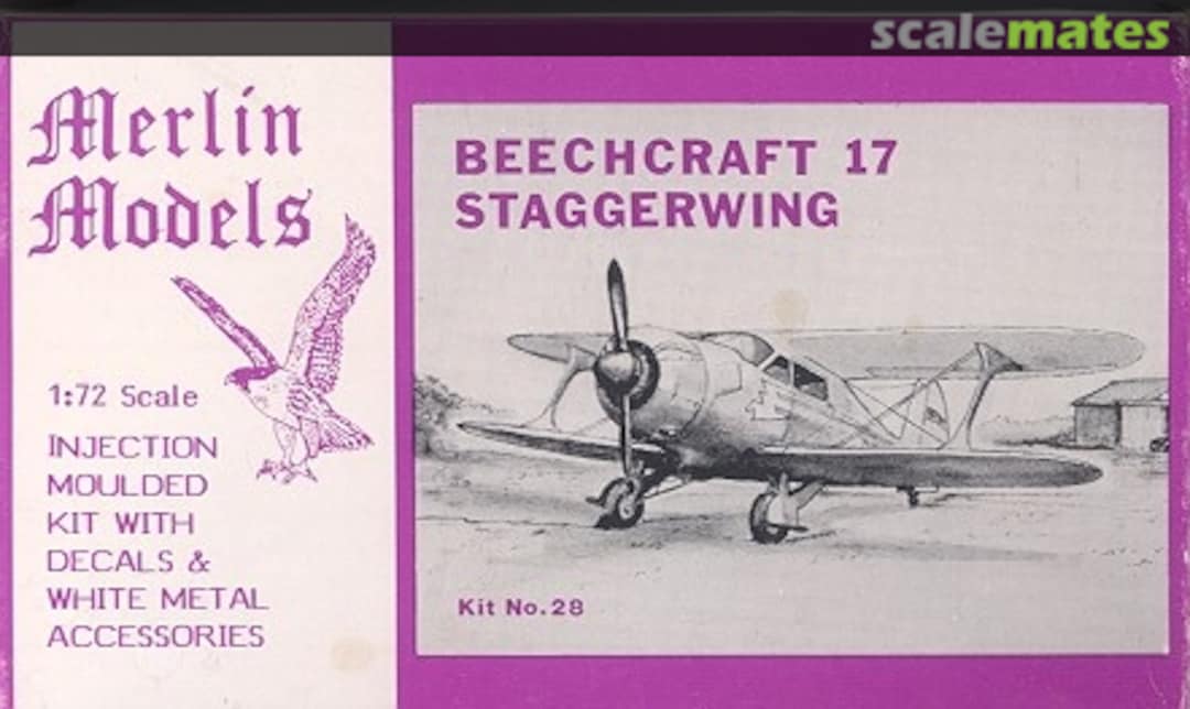 Boxart Beechcraft 17 Staggerwing 28 Merlin Models Boxart Beechcraft 17 Staggerwing 28 Merlin Models