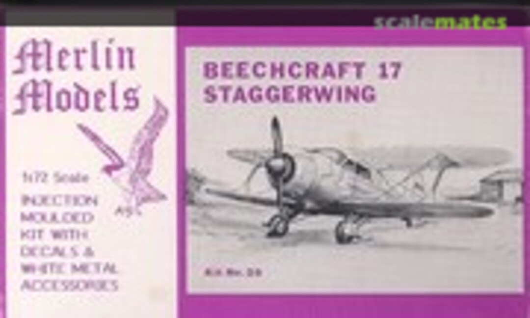 1:72 Beechcraft 17 Staggerwing (Merlin Models 28) 28