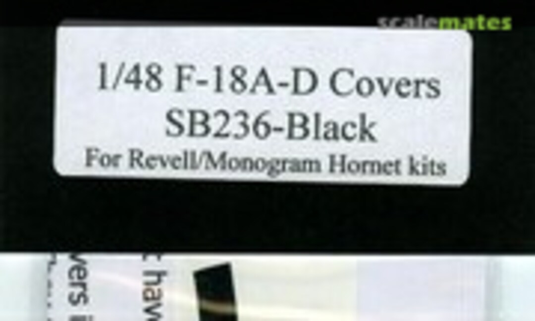 1:48 F-18A F-18B F-18C F-18D Hornet Black FOD Covers (Steel Beach 49036) 49036