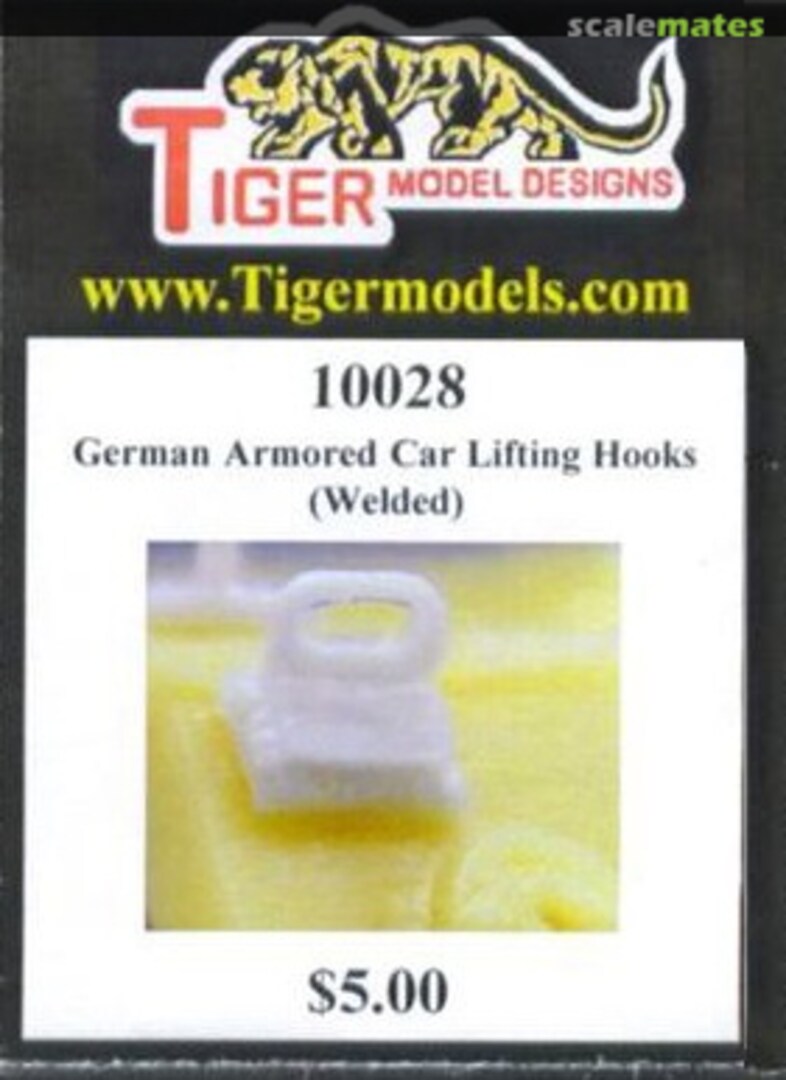 Boxart German Armored Car Lifting Hooks (Welded) 10028 Tiger Model Designs Boxart German Armored Car Lifting Hooks (Welded) 10028 Tiger Model Designs